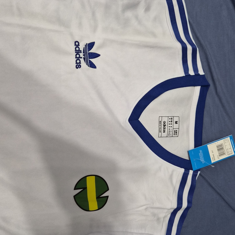 adidas White and Blue Men's Jersey Super Campeones Super Rara